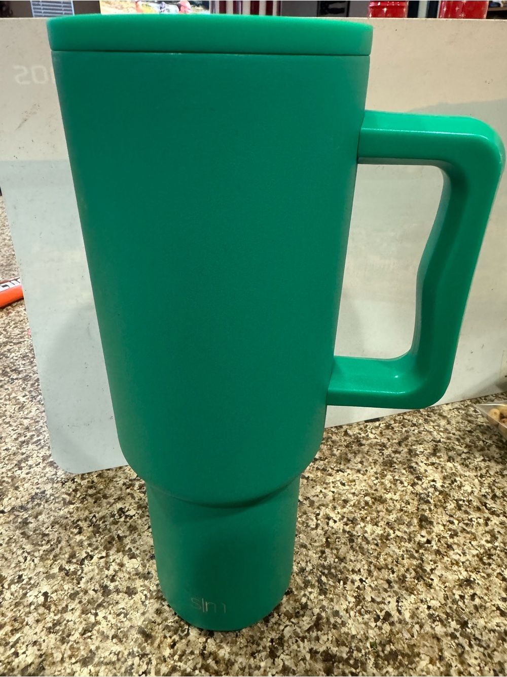 Simply Modern Green Travel Tumbler with Handle